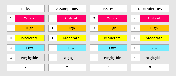 Raid Chart Project Management