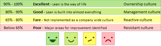 lean maturity matrix